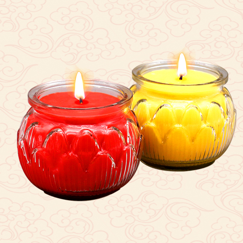 lotus butter lamp candles