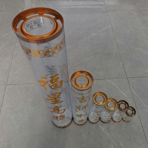 plastic tube containers for butter candles